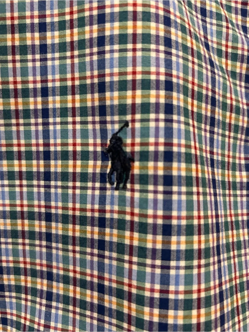 Ralph Lauren Boy’s Blue Multi-Check Button-Down Shirt